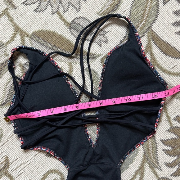 Abercrombie & Fitch Swimsuit One Piece Strappy Cut Out Monokini XS - Picture 7 of 8